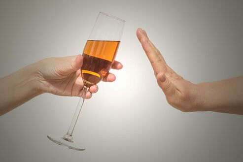 Hören Sie auf, Alkohol zu trinken