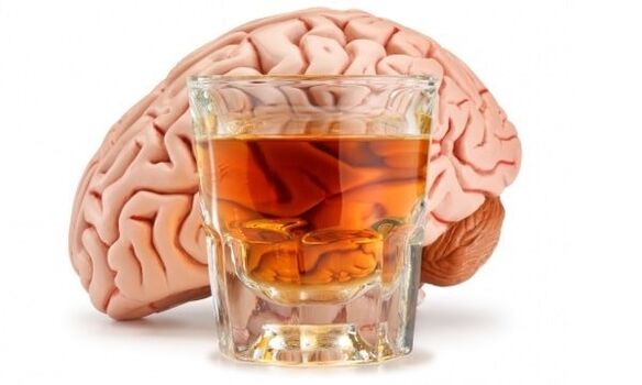 Das Gehirn des Alkoholikers und wie man mit dem Trinken aufhört.